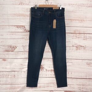 One Republic Classic Dark denim high rise Skinny ankle Jeans size 14 NWT